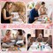140 Pcs 20 Set Pre Drawn Canvas Kit for Painting Craft Sip and Paint Kit for Adults Pre Printed Canvas Painting Favor for Virtual DIY Birthday Gifts Adult's Date Party (Mother's Day)